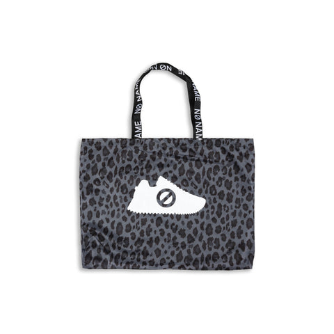 TOTE BAG NYLON NN - GREY/LEOPARD PRINT - Image principale