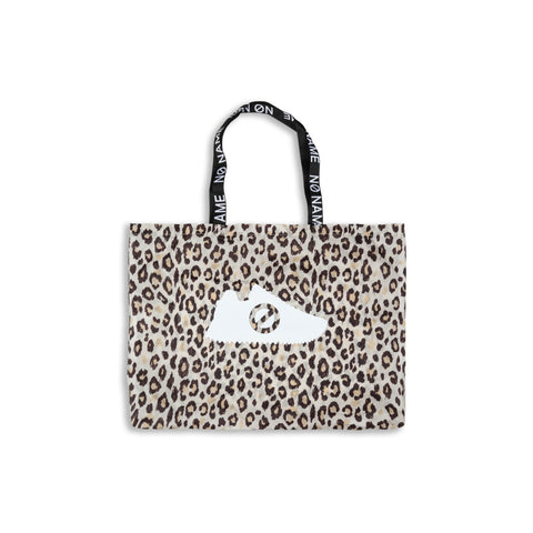 TOTE BAG NYLON NN - BEIGE/LEOPARD PRINT - Image principale