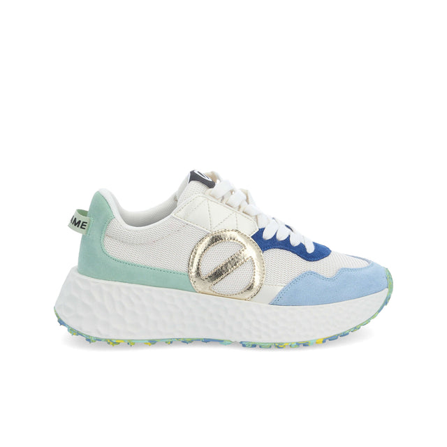 CARTER JOGGER - BLANC CASSE/BLEU/VERT - Image principale