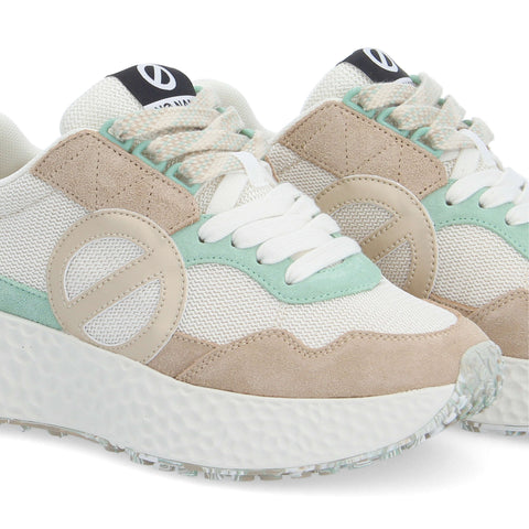 CARTER JOGGER - BLANC CASSE/MARRON/VERT - Image principale