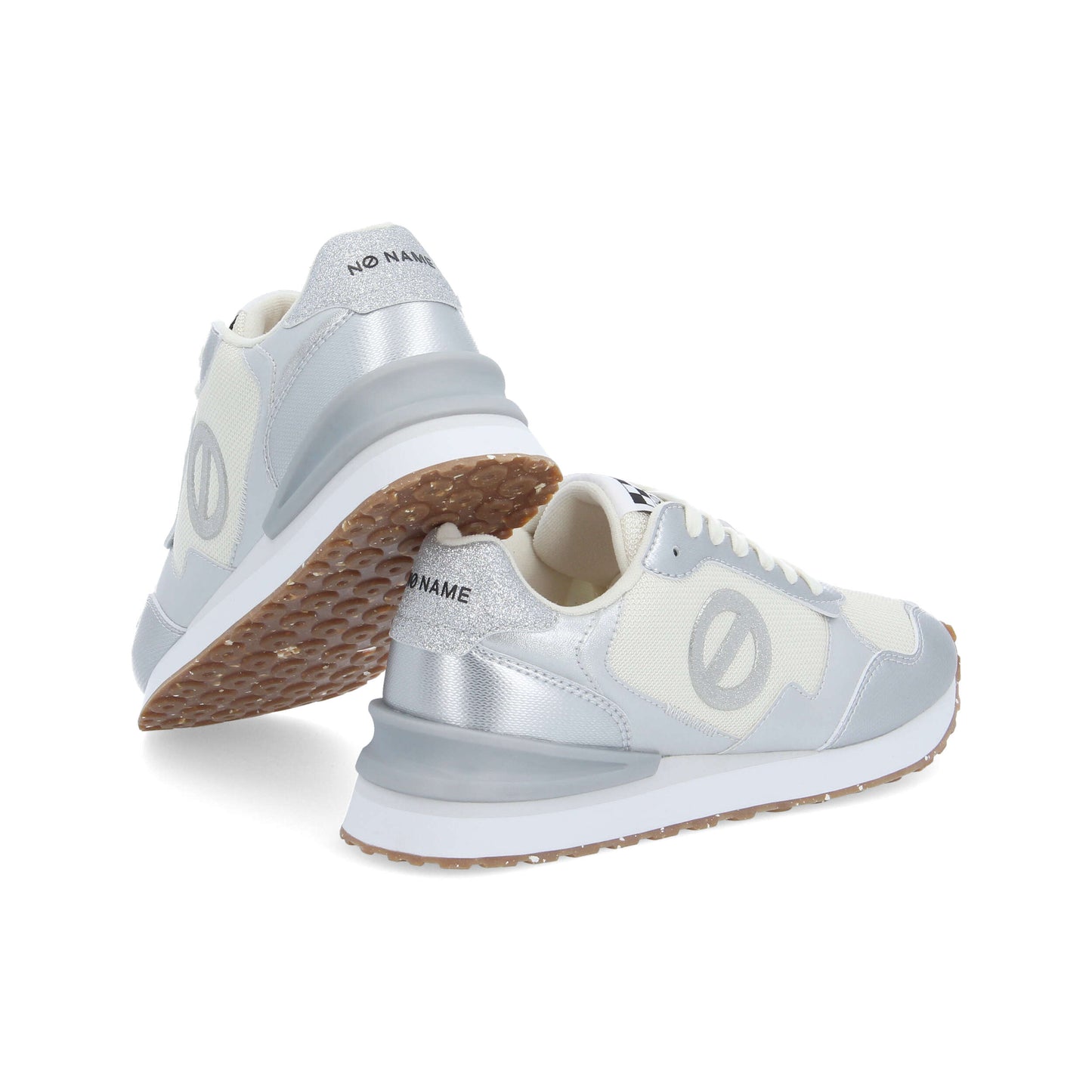TOVA RUNNER - BLANC CASSE/ARGENT