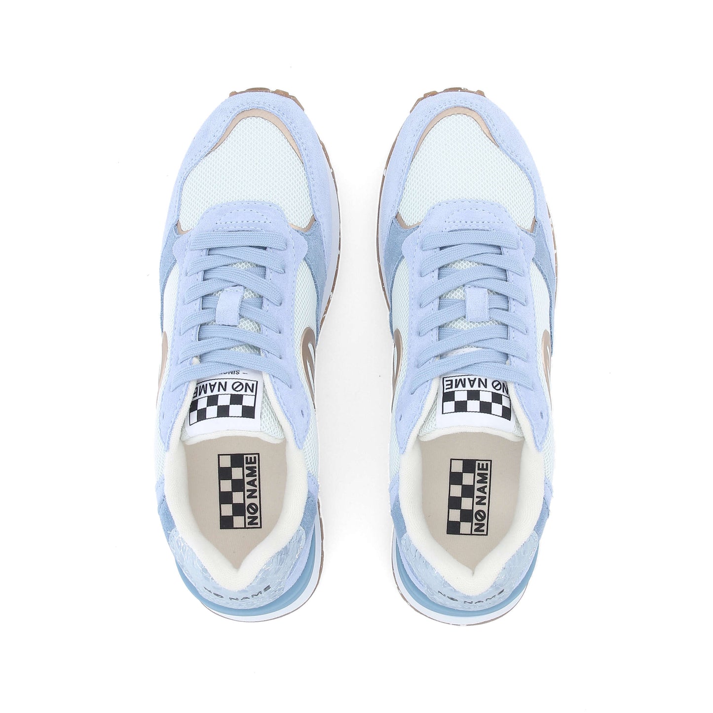 TOVA RUNNER - BLANC CASSE/BLEU CIEL