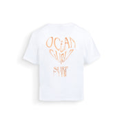 CARTER T SHIRT - BLANC/OR