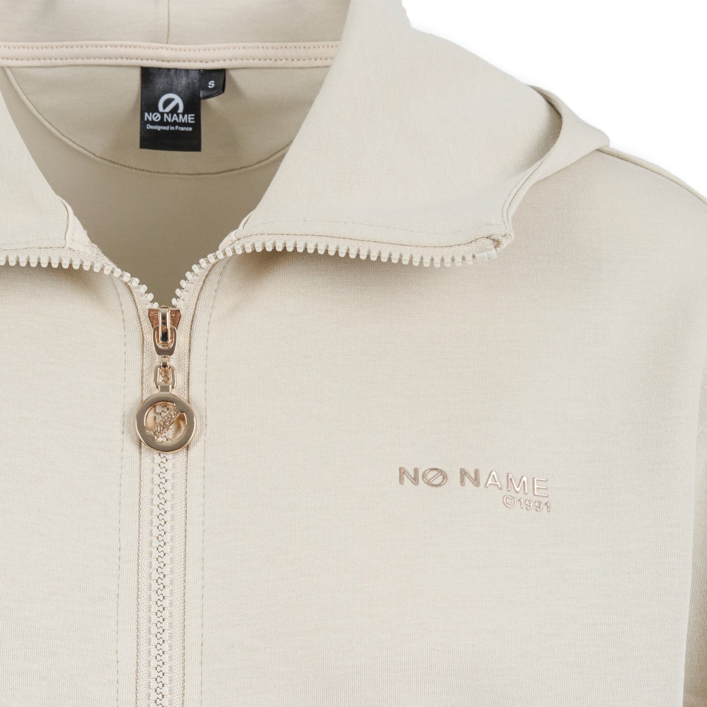 WILLO ZIP HOODIE - BEIGE