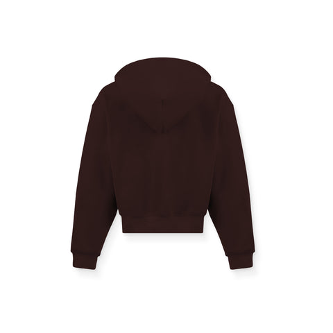 WILLO ZIP HOODIE W - MARRON - Image principale