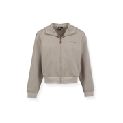 WILLO ZIP HOODIE W - BEIGE/GRIS