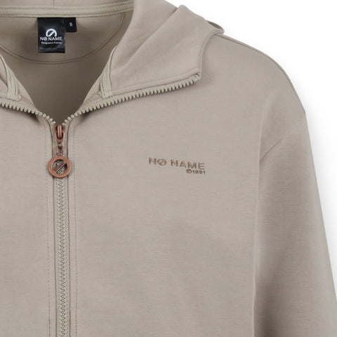 WILLO ZIP HOODIE W - BEIGE/GRIS - Image principale
