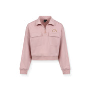 WILLO POCKET HOODIE W - ROSE