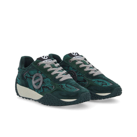 KATE SNEAKER W SNAKE KISS EMERALD - Collana impreziosita da Cristalli Swarovski® inclusa - Image principale