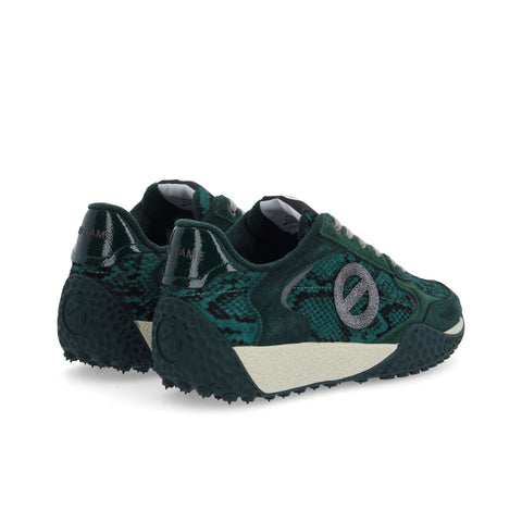 KATE SNEAKER W SNAKE KISS EMERALD - Collana impreziosita da Cristalli Swarovski® inclusa - Image principale