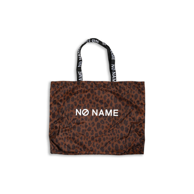 TOTE BAG NYLON NN - BROWN/LEOPARD PRINT - Image principale