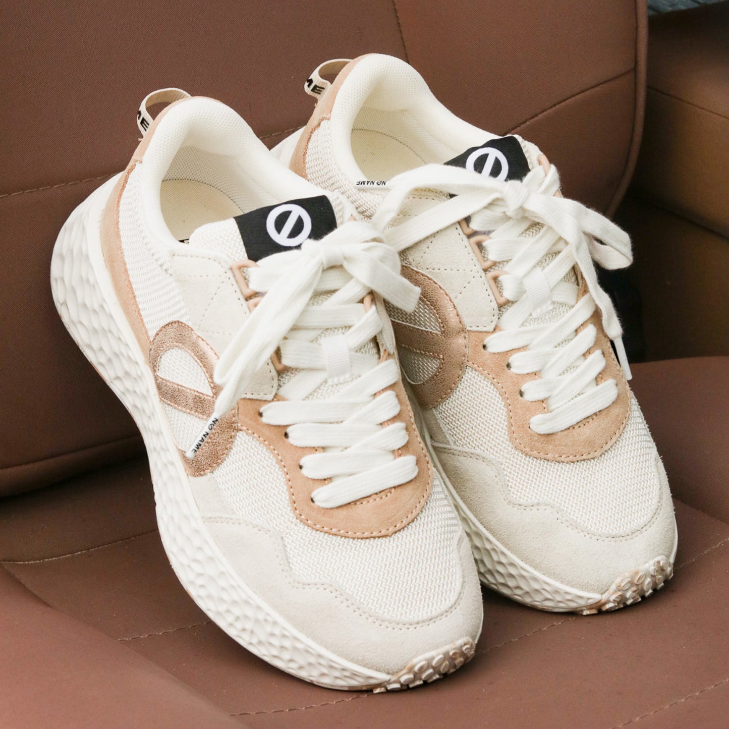 CARTER JOGGER -  BLANC CASSE/BEIGE