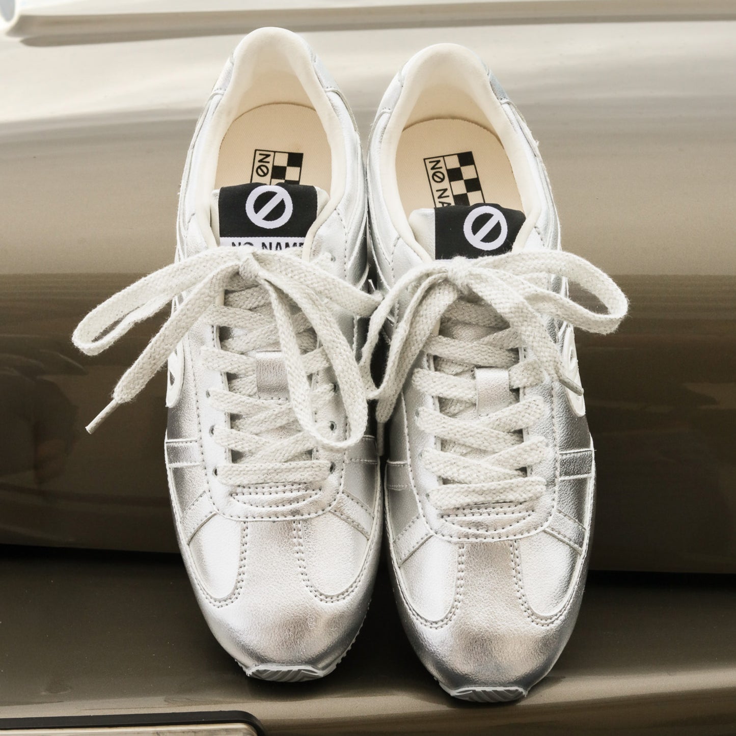EVO RUN -  ARGENT/BLANC CASSE