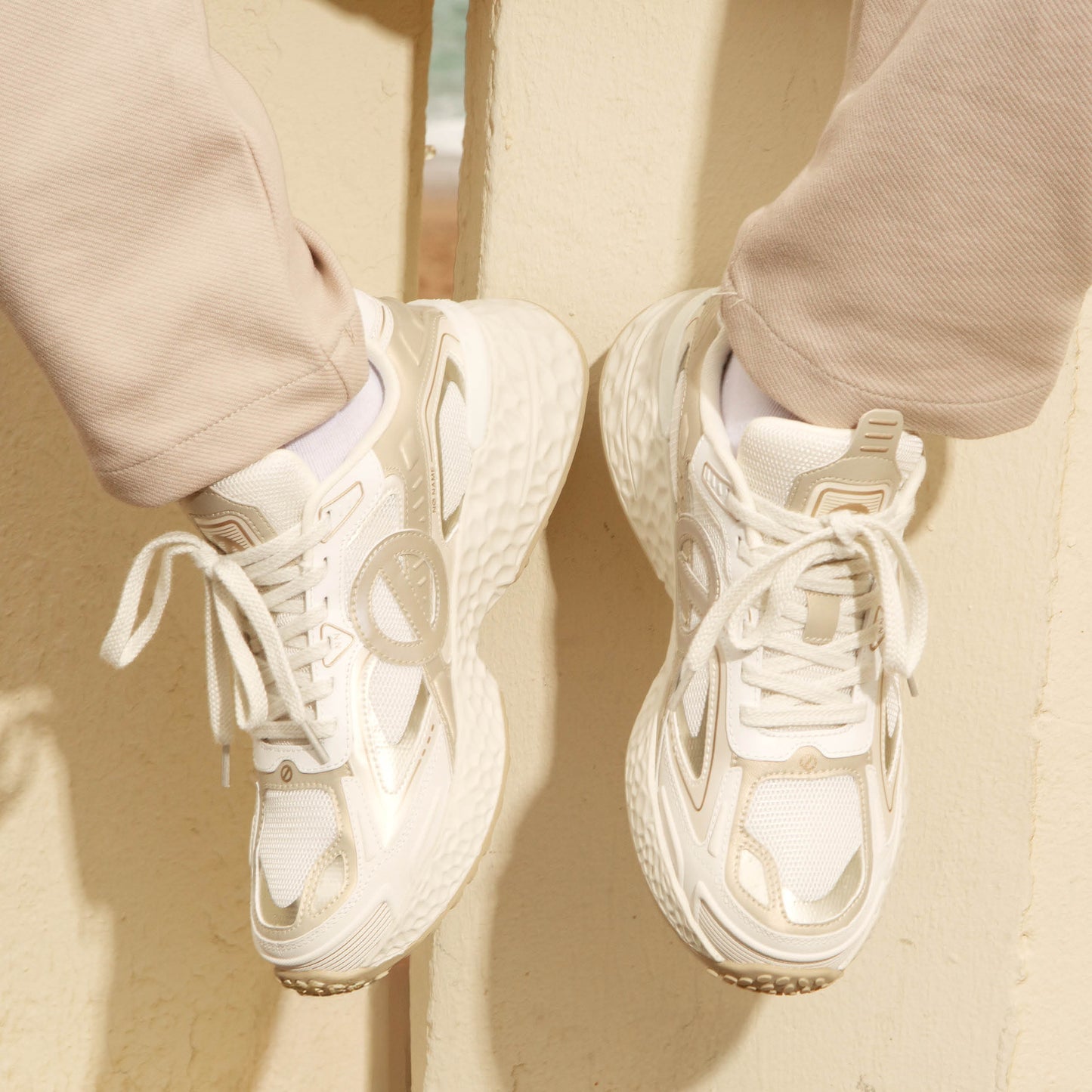 CARTER 2.0 TECH -  BLANC CASSE/DORE