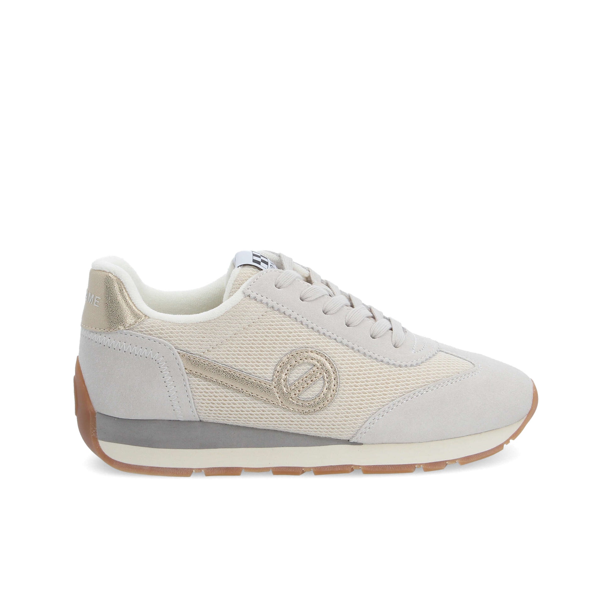 CITY RUN JOGGER -  BLANC CASSE/BEIGE