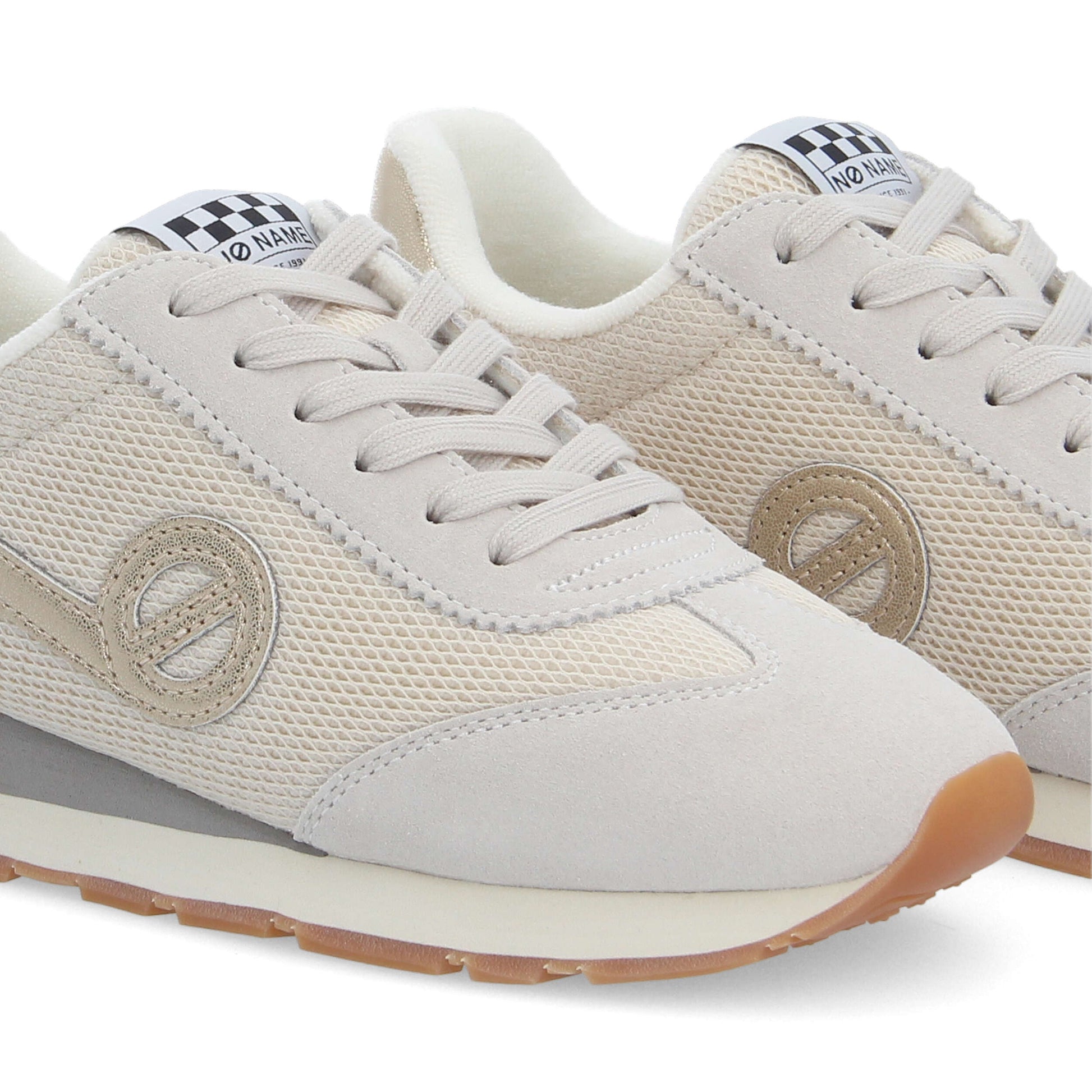 CITY RUN JOGGER -  BLANC CASSE/BEIGE