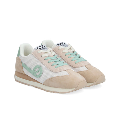 CITY RUN JOGGER -  BLANC CASSE/BEIGE/VERT - Image principale