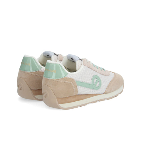 CITY RUN JOGGER -  BLANC CASSE/BEIGE/VERT - Image principale