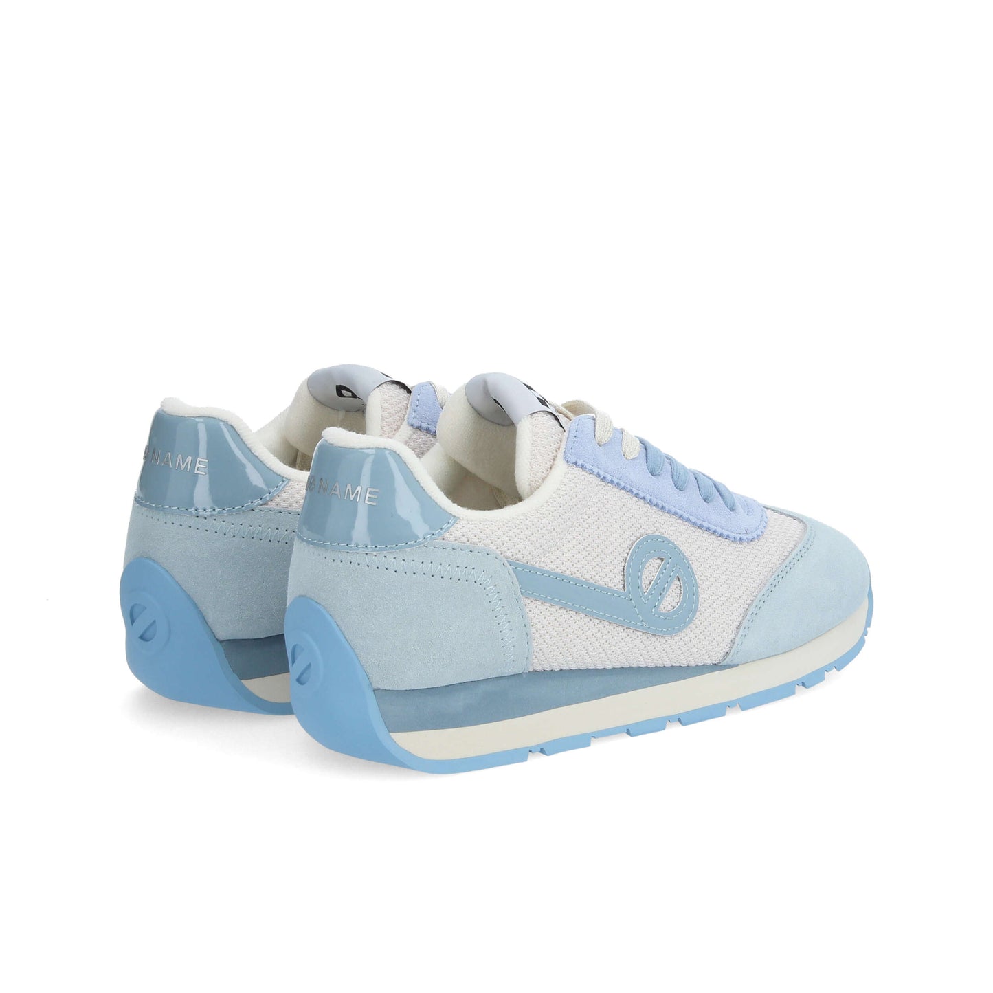 CITY RUN JOGGER -  BLANC CASSE/BLEU CIEL