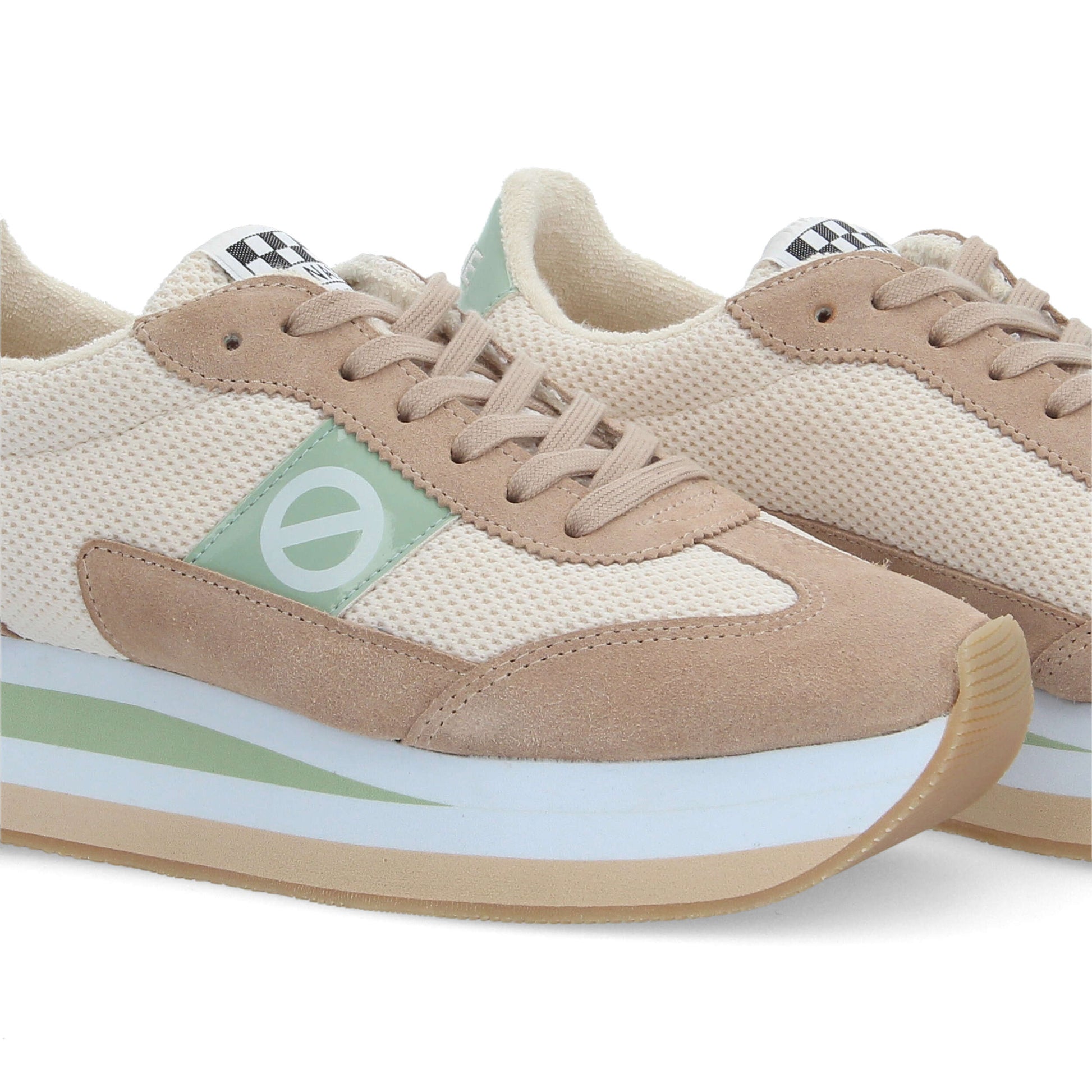 FLEX M JOGGER -  BEIGE/VERT