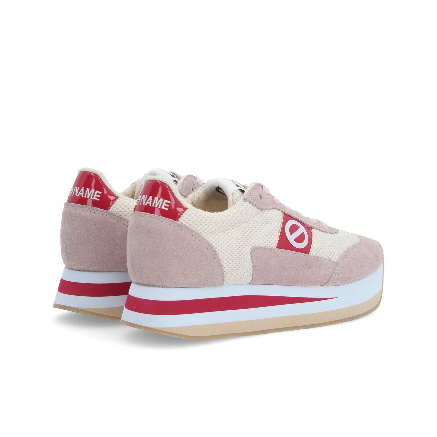 FLEX M JOGGER -  BLANC CASSE/ROSE/ROUGE