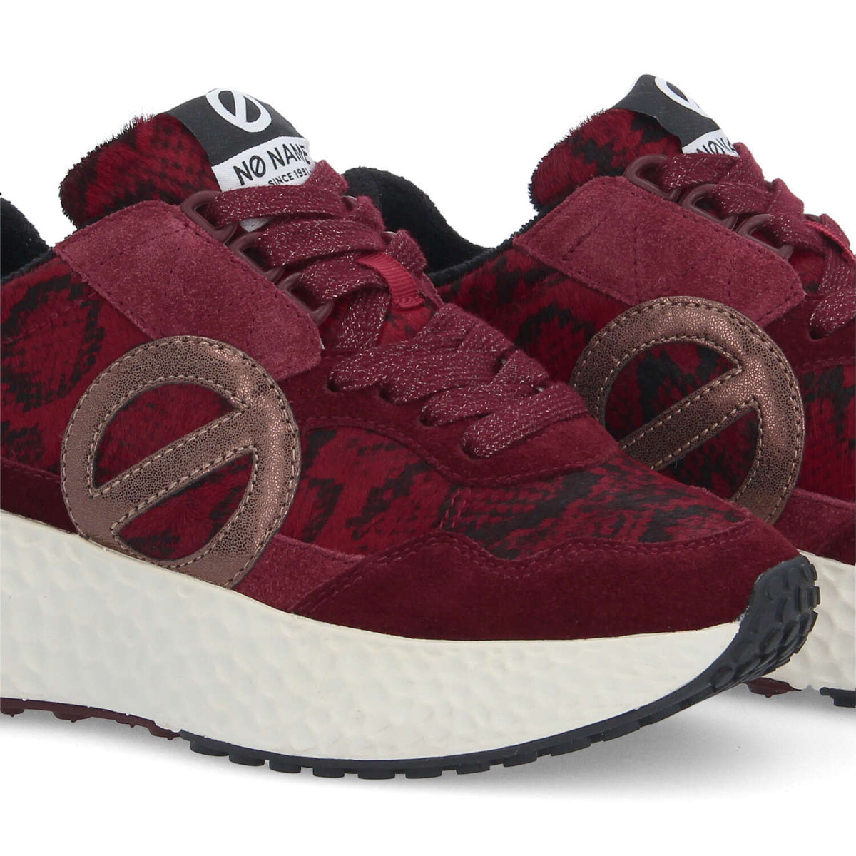 CARTER JOGGER W SNAKE KISS ROUGE - Collier orné de Cristaux Swarovski® inclus