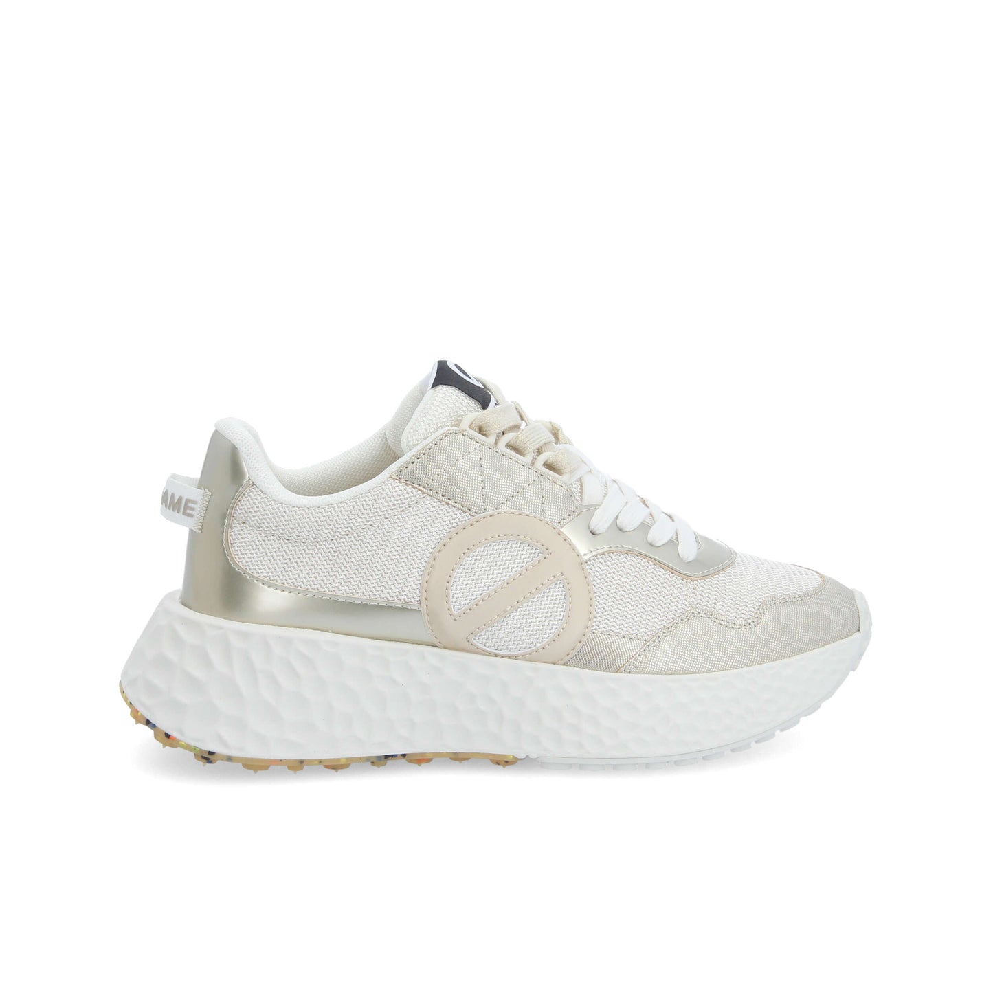 CARTER JOGGER -  BLANC CASSE/DORE