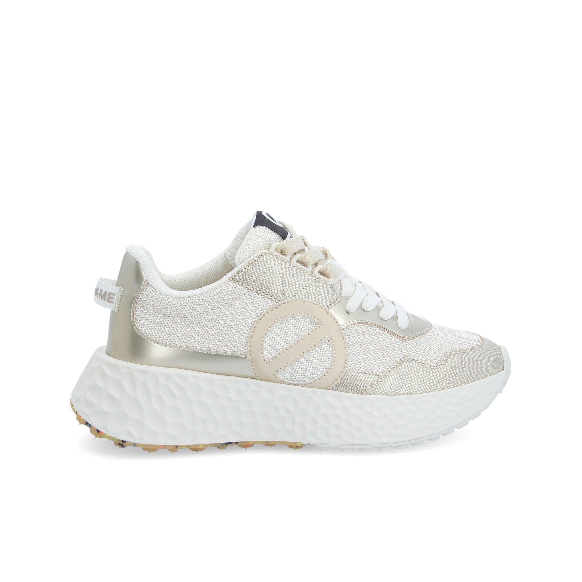 CARTER JOGGER -  BLANC CASSE/DORE