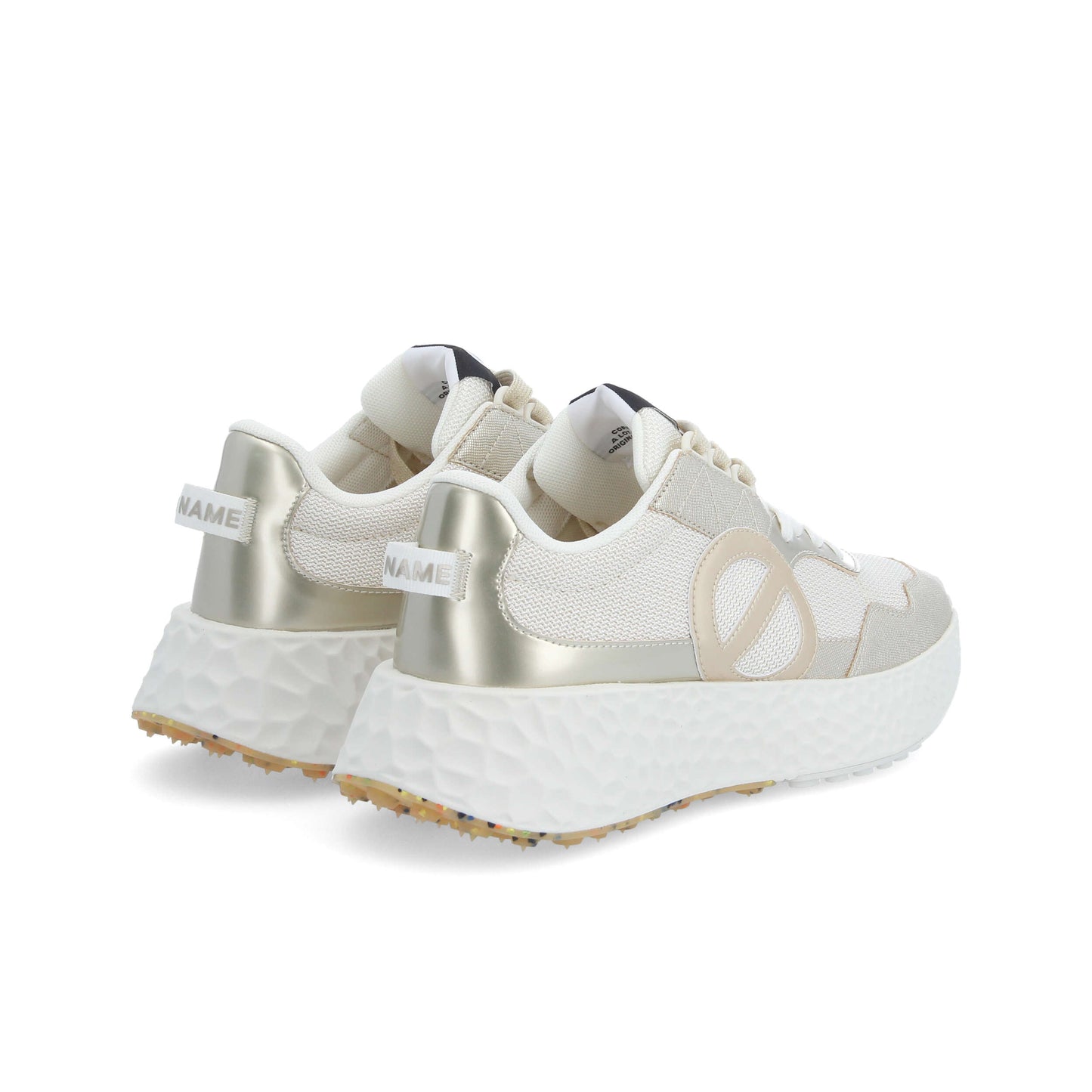 CARTER JOGGER -  BLANC CASSE/DORE