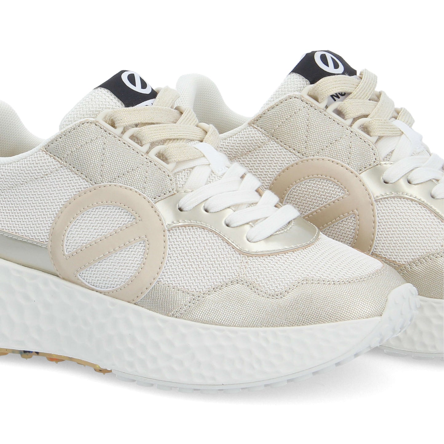 CARTER JOGGER -  BLANC CASSE/DORE