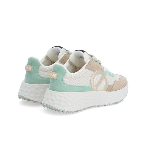 CARTER JOGGER -  BLANC CASSE/MARRON/VERT - Image principale