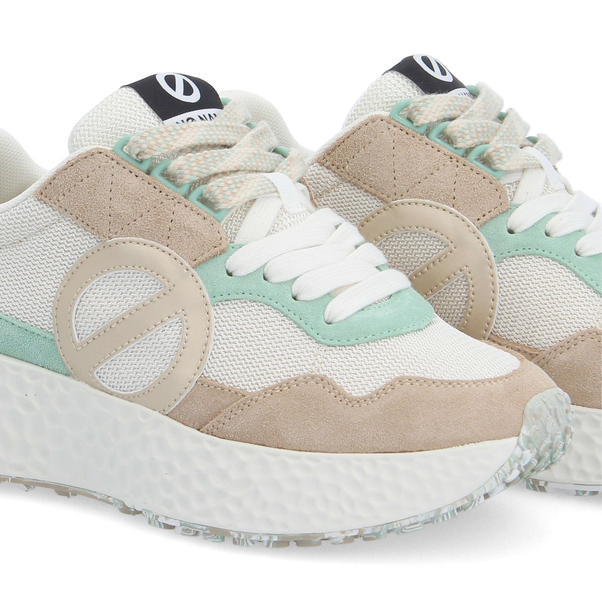 CARTER JOGGER -  BLANC CASSE/MARRON/VERT