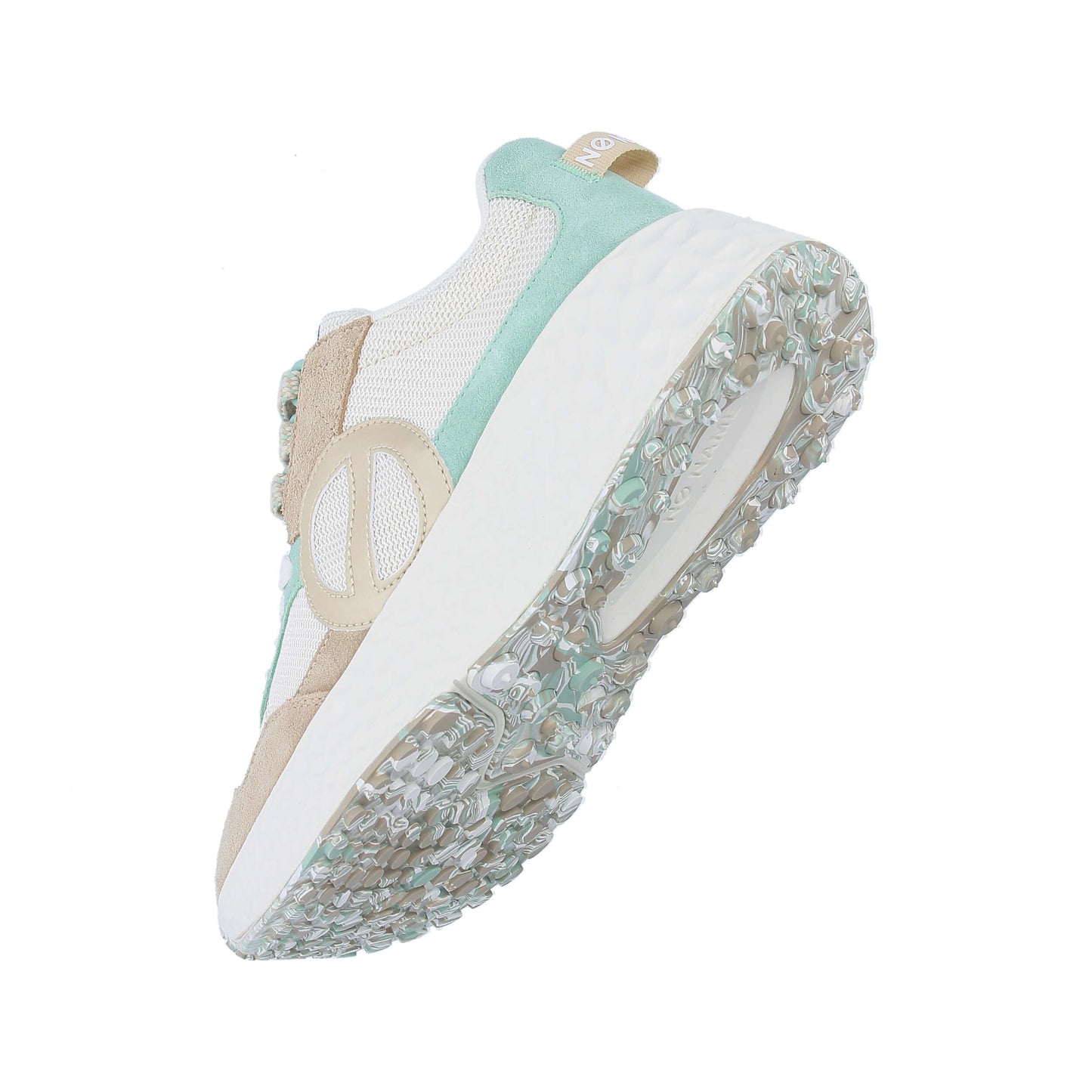 CARTER JOGGER -  BLANC CASSE/MARRON/VERT