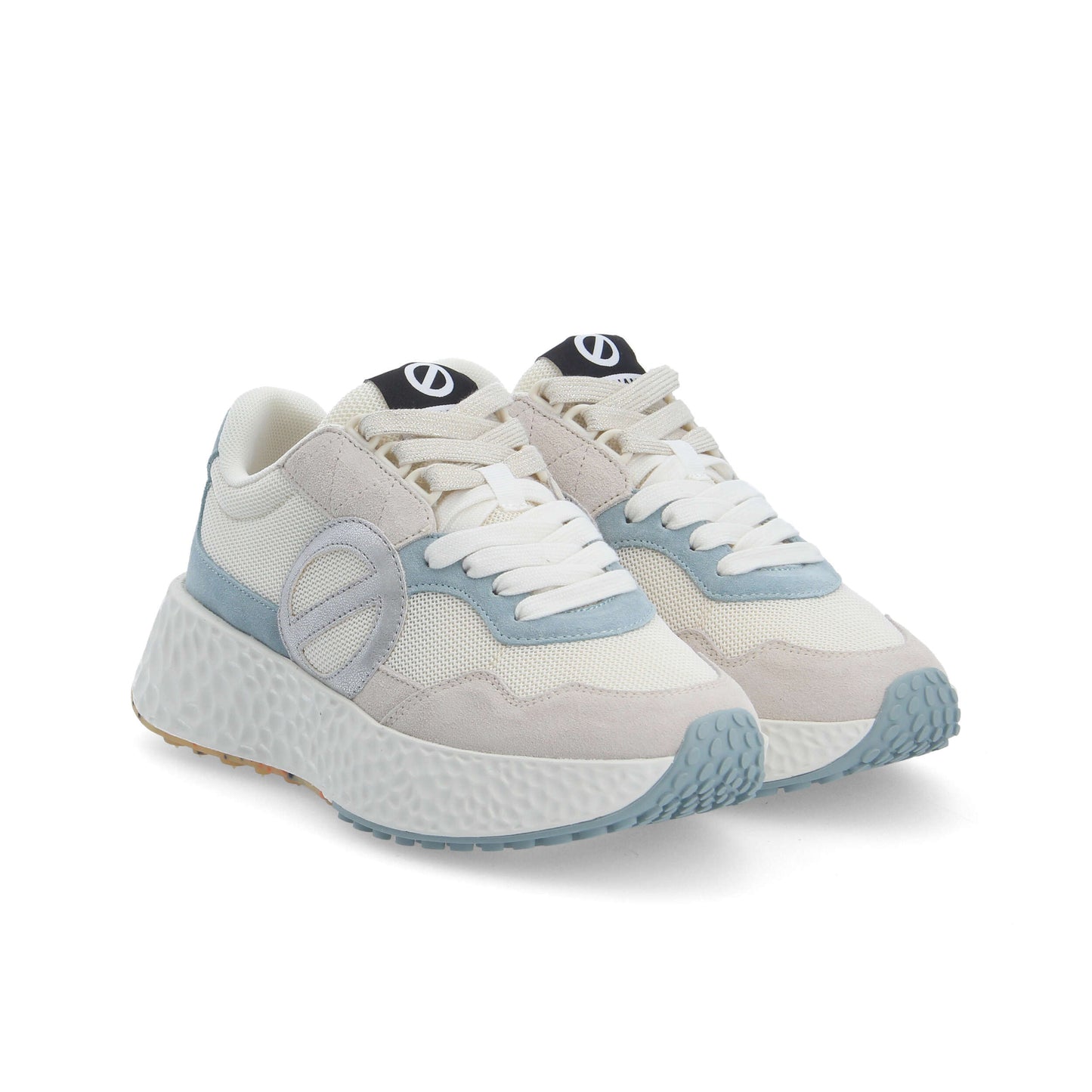 CARTER JOGGER -  BLANC CASSE/BLEU CIEL/ARGENT