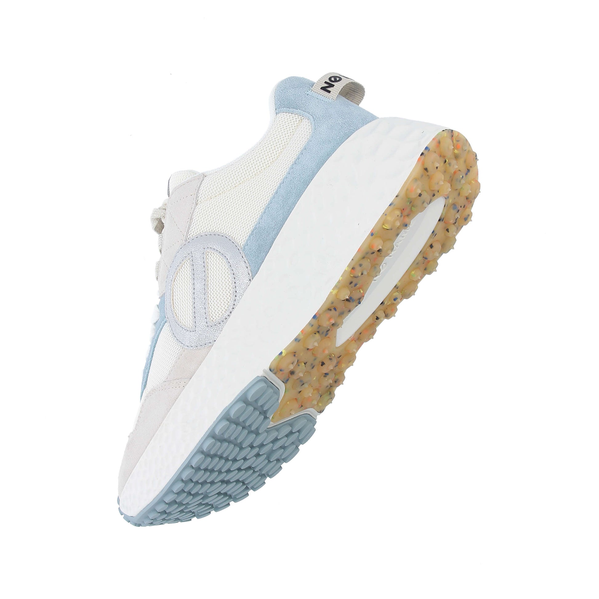 CARTER JOGGER -  BLANC CASSE/BLEU CIEL/ARGENT