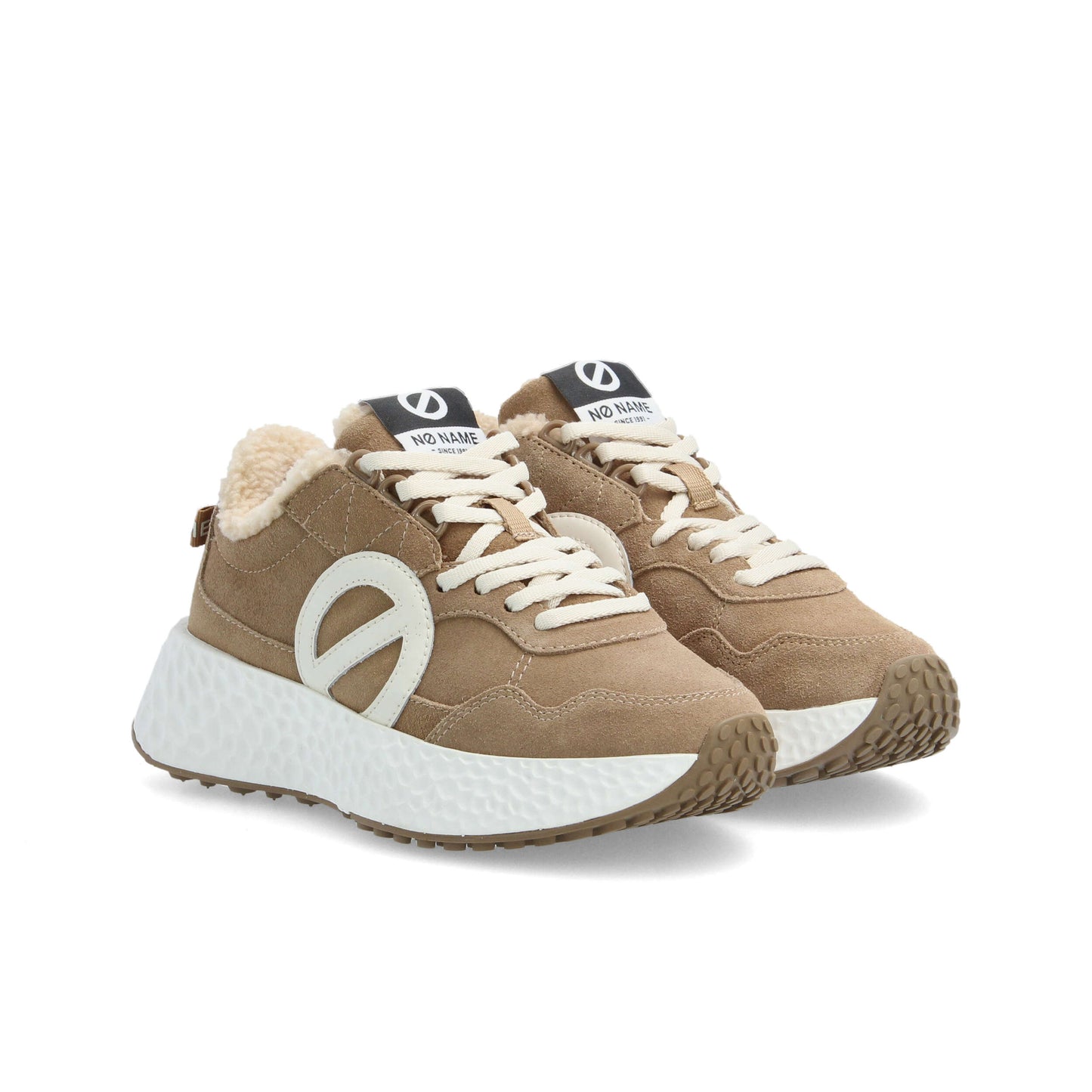 CARTER JOGGER - NOISETTE/BLANC CASSE