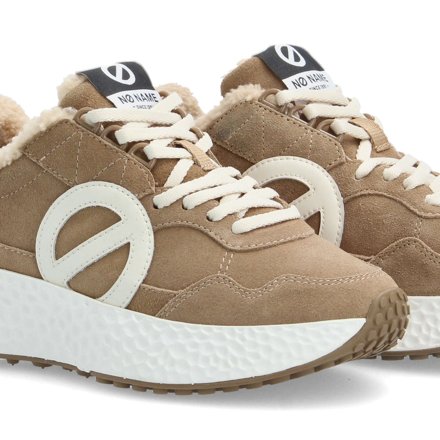 CARTER JOGGER - NOISETTE/BLANC CASSE