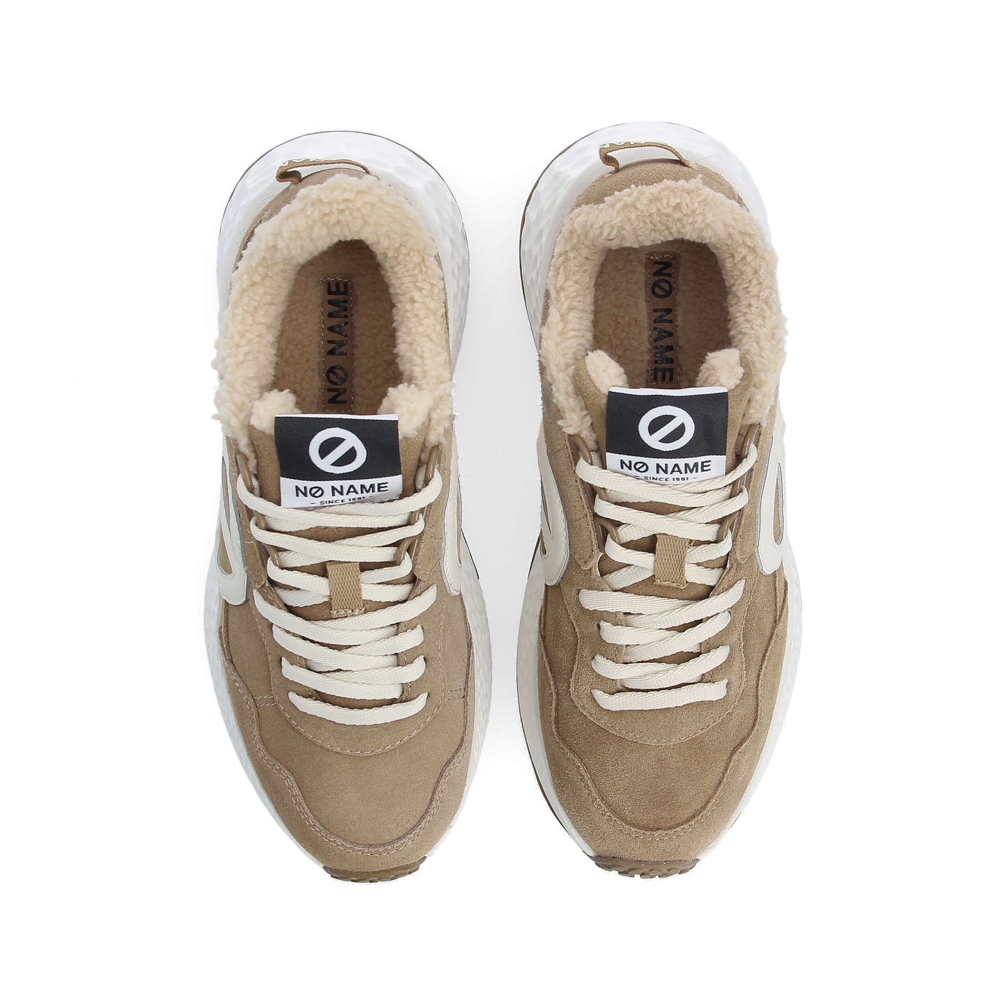 CARTER JOGGER - NOISETTE/BLANC CASSE