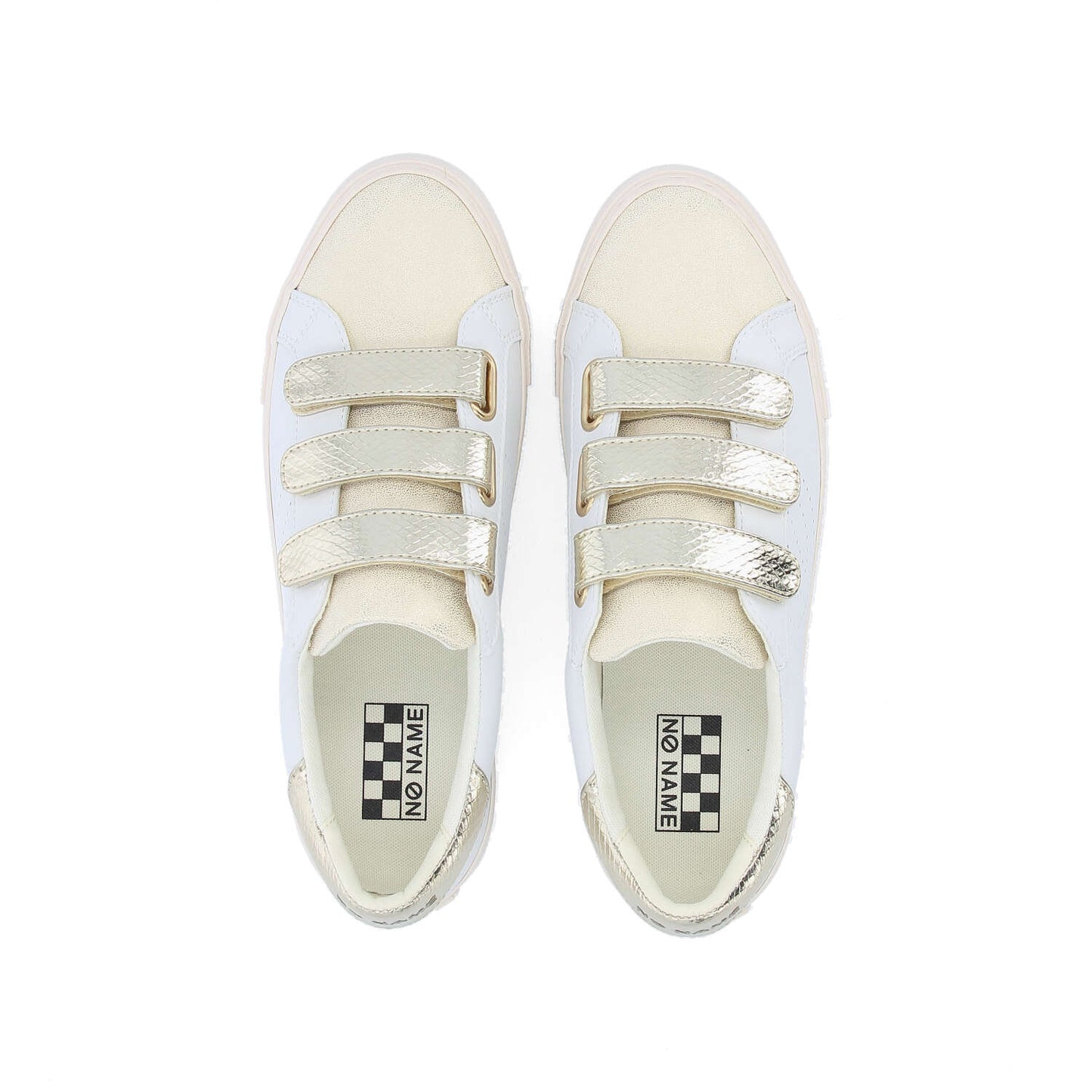 ARCADE STRAPS PERFO -  BLANC/DORE