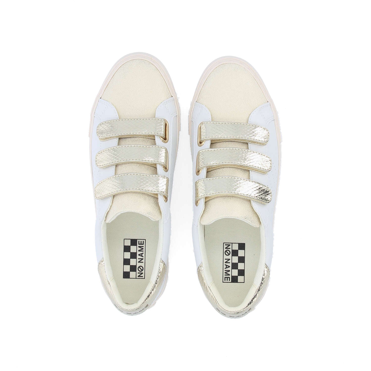 ARCADE STRAPS PERFO -  BLANC/DORE