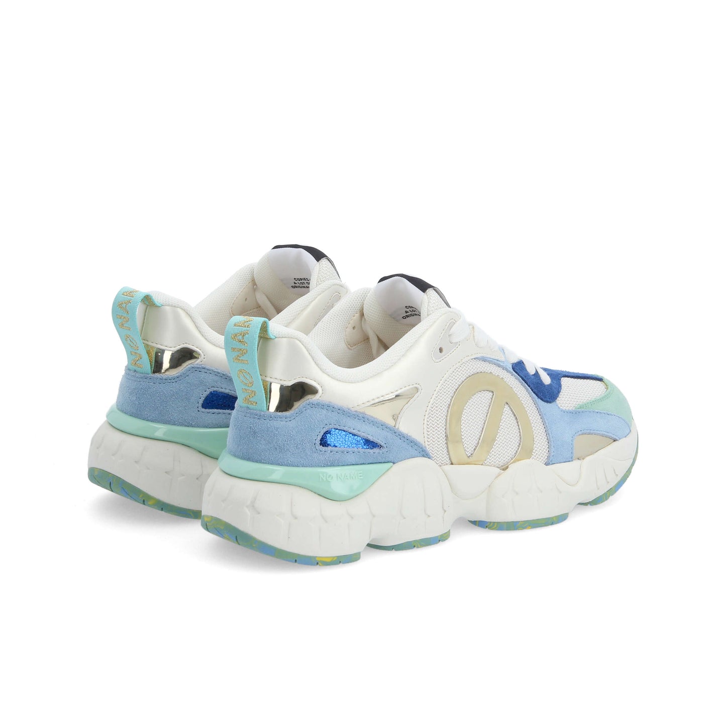 KRAZEE RUNNER -  BLEU CIEL/VERT/DORE
