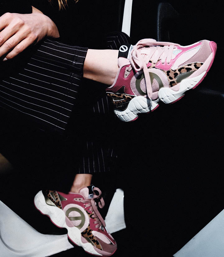 KRAZEE RUNNER W - PINK/LEOPARD