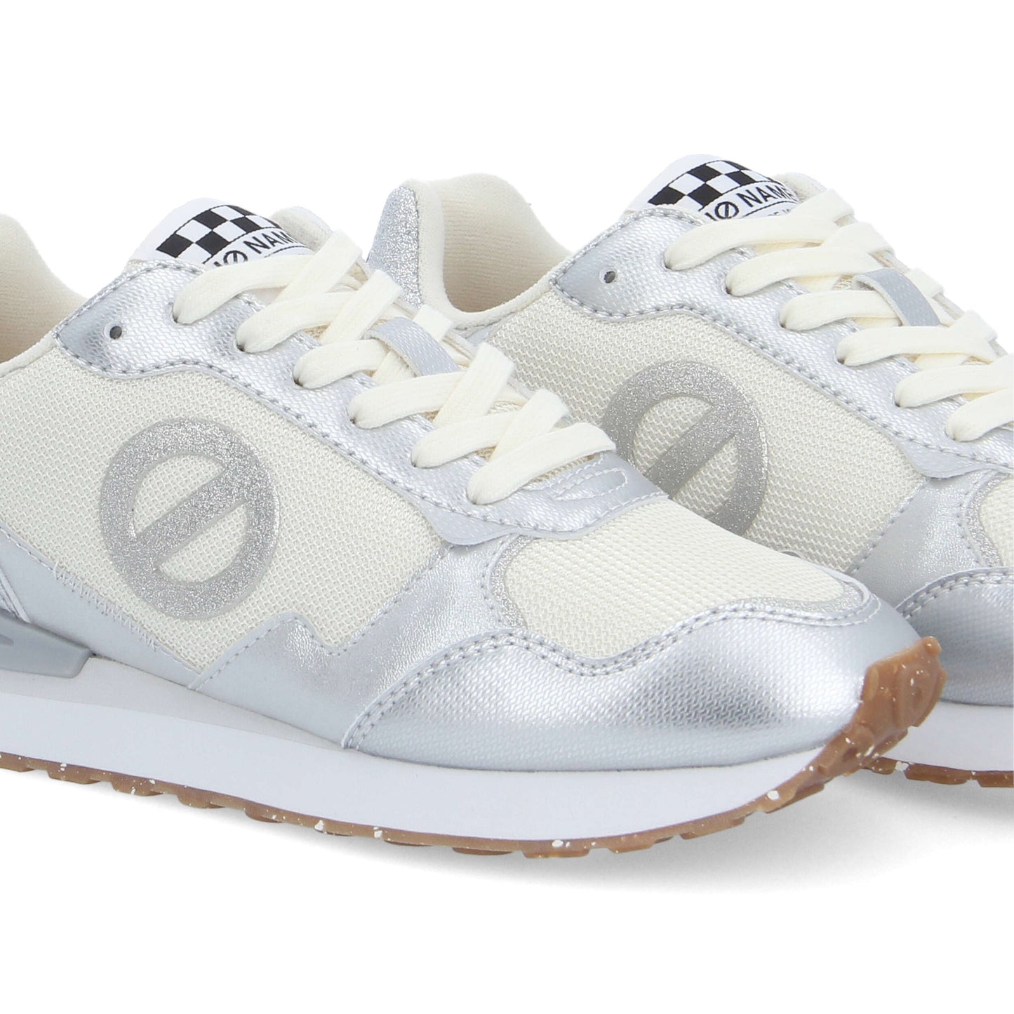 TOVA RUNNER -  BLANC CASSE/ARGENT