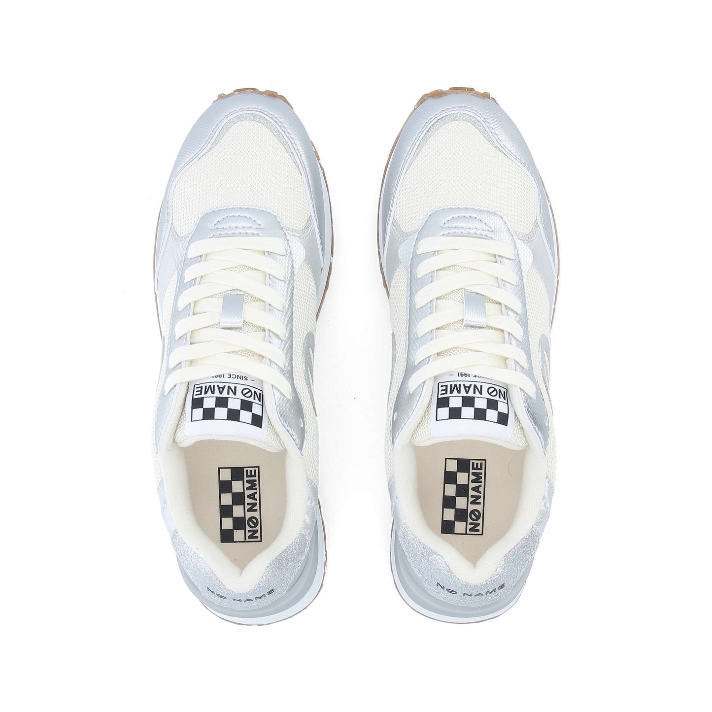 TOVA RUNNER -  BLANC CASSE/ARGENT