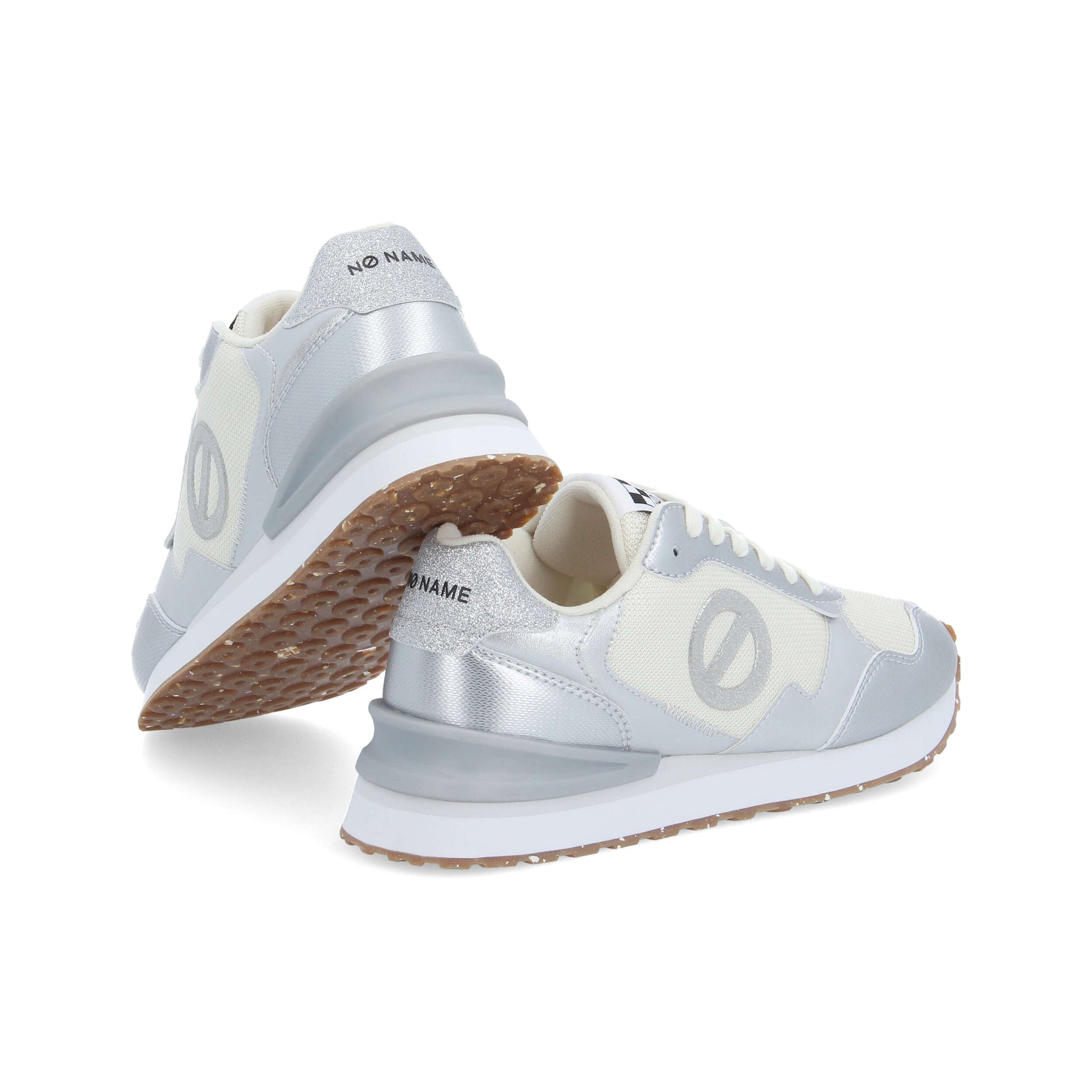 TOVA RUNNER -  BLANC CASSE/ARGENT