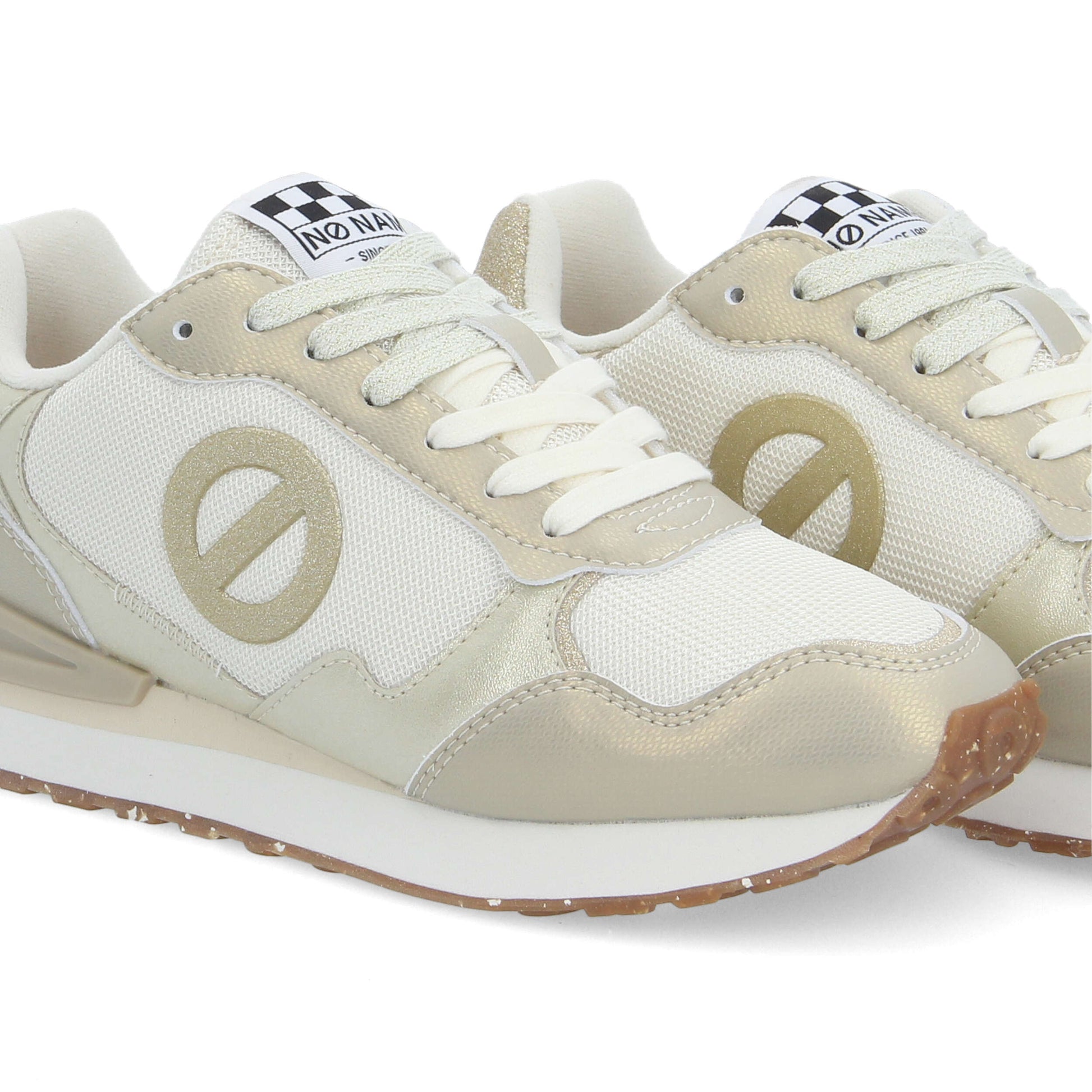 TOVA RUNNER -  BLANC CASSE/DORE