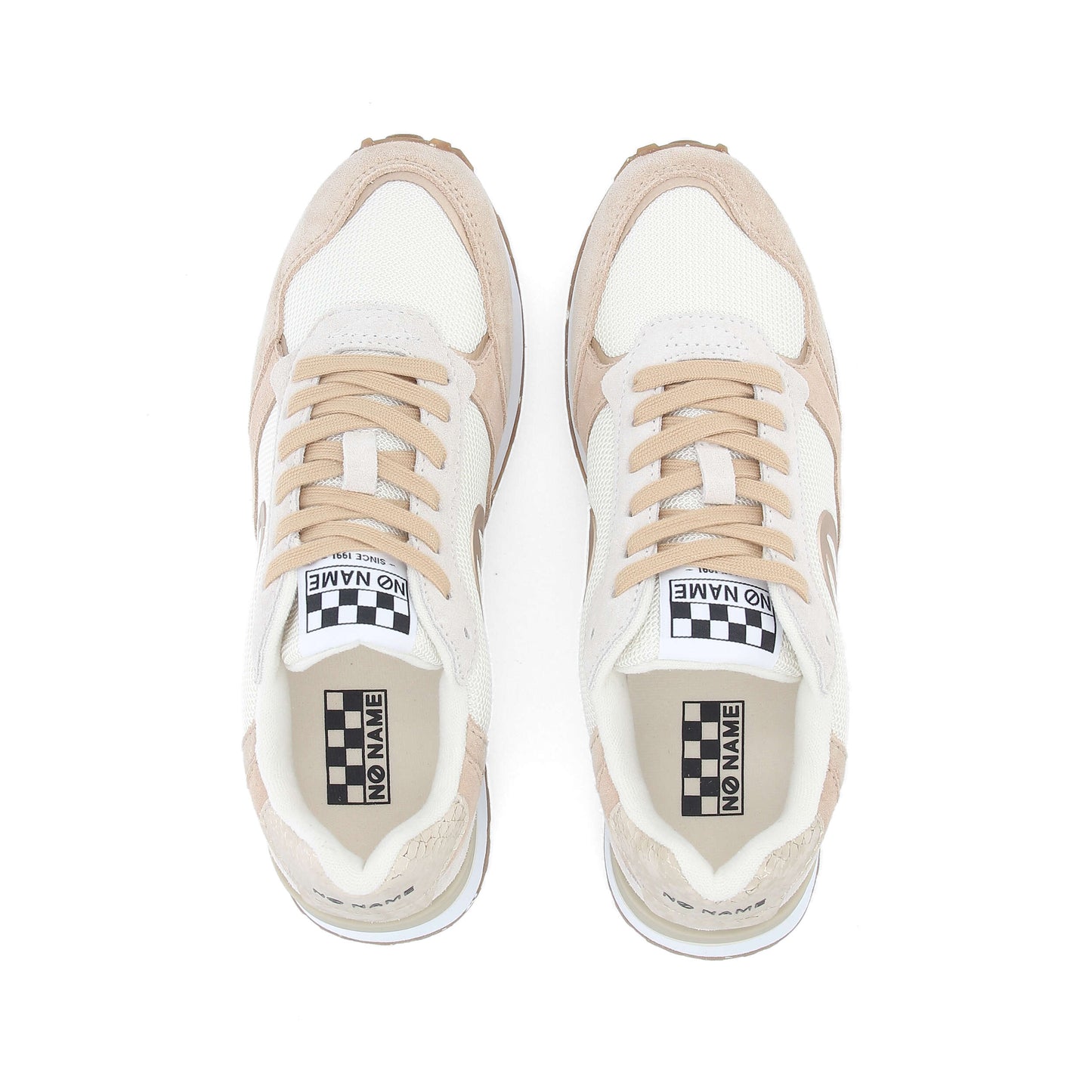 TOVA RUNNER -  BEIGE/BLANC CASSE
