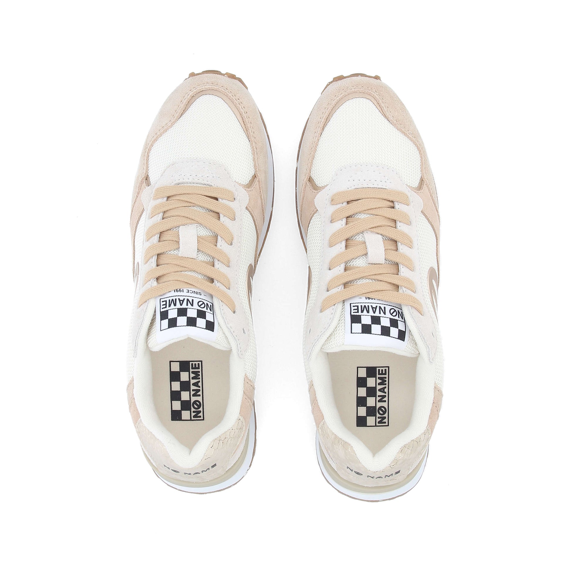 TOVA RUNNER -  BEIGE/BLANC CASSE