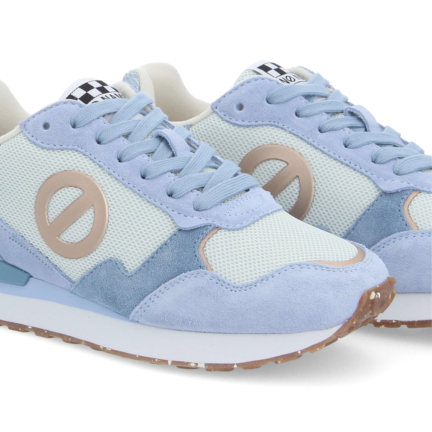 TOVA RUNNER -  BLANC CASSE/BLEU CIEL