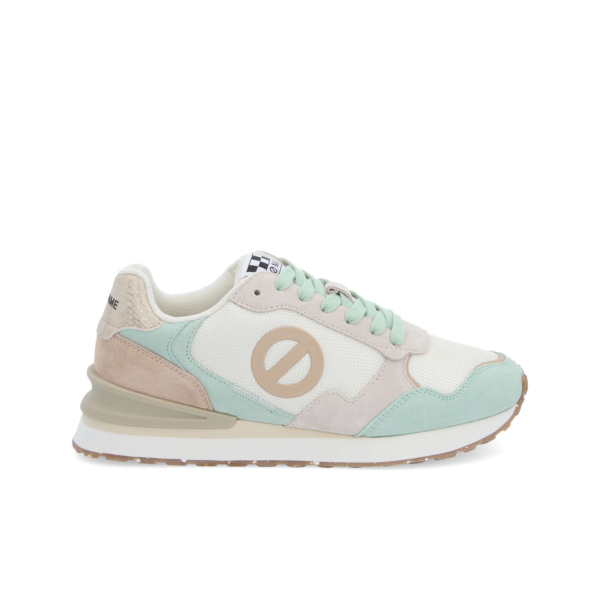 TOVA RUNNER -  BLANC CASSE/BEIGE/VERT